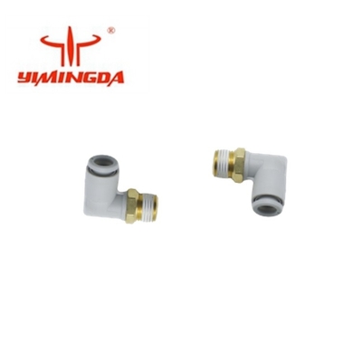 PN 465501062 Pemotong Suku Cadang Fitting Male Elbow Tube W / Sealant 6MM 1/8R