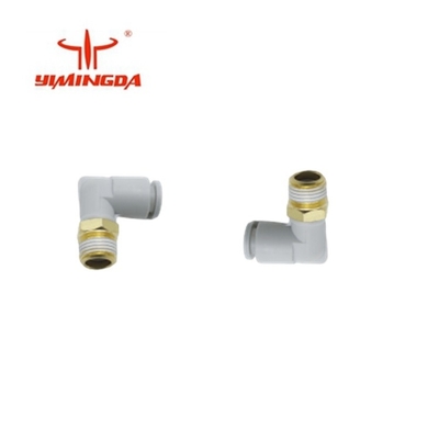 PN 465501062 Pemotong Suku Cadang Fitting Male Elbow Tube W / Sealant 6MM 1/8R