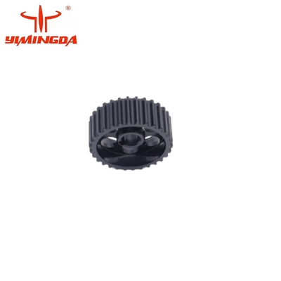 Suku Cadang Pemotong Otomatis Umur Panjang Pulley Gear Black Part No 128047 Untuk Mesin Pemotong