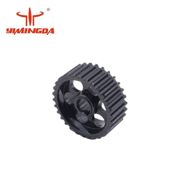 Suku Cadang Pemotong Otomatis Umur Panjang Pulley Gear Black Part No 128047 Untuk Mesin Pemotong
