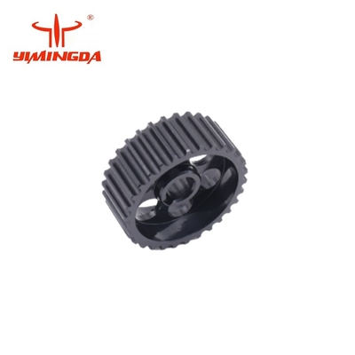 Suku Cadang Pemotong Otomatis Umur Panjang Pulley Gear Black Part No 128047 Untuk Mesin Pemotong