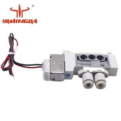 Auto Cutter Parts Electro Valve Dengan Plug Part No 129300 Untuk Mesin Pemotong Vector Q80 Vector IX6