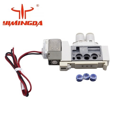 Auto Cutter Parts Electro Valve Dengan Plug Part No 129300 Untuk Mesin Pemotong Vector Q80 Vector IX6