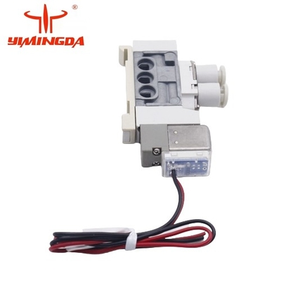 Auto Cutter Parts Electro Valve Dengan Plug Part No 129300 Untuk Mesin Pemotong Vector Q80 Vector IX6