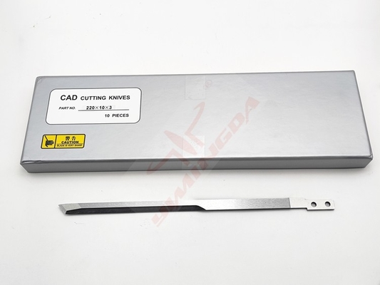 Pisau pemotong pisau untuk pemotong bullmer ukuran 220.5x10x3mm dan 220 * 10 * 3mm