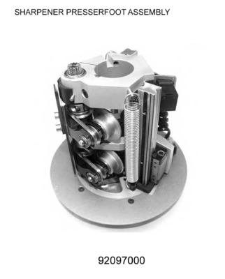 Bagian No. 59486001 Bearing, Linear, W/Rod, S-93-7 Paragon XLC7000 Z7 pemotong Bagian