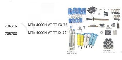 Maintenance Kits Part No. 704316 MTK 4000H-VT-TT-FX72
