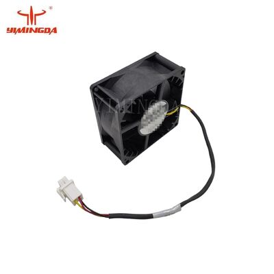 Suku Cadang Mesin Pemotong Tekstil No. 1012453000 / 1011409000 Kipas, 80x80x38mm, 90CFM, 24VDC