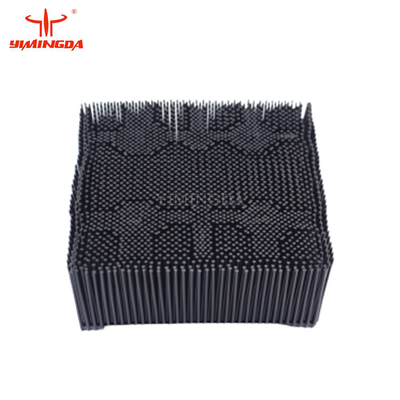 PN 92911001 Auto Cutter Parts 1.6" Black Square Foot Bristle