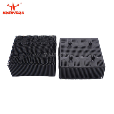 PN 92911001 Auto Cutter Parts 1.6" Black Square Foot Bristle