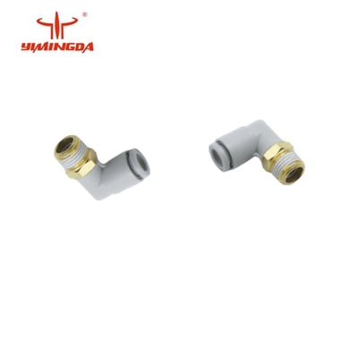 PN 465501062 Pemotong Suku Cadang Fitting Male Elbow Tube W / Sealant 6MM 1/8R